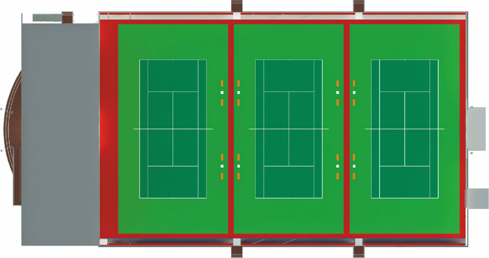 Теннисные корты в Норильске