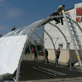 Warehouse 6x10x5 m., For storage of materials, Republic of Tatarstan.
