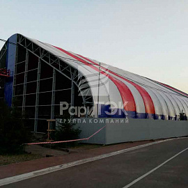 Football arena 43x66x18 m., St. Petersburg.