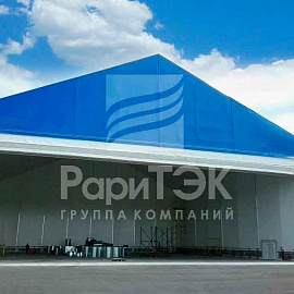 Hangars 60x30 and 37x40 m, for storing helicopters and aircraft