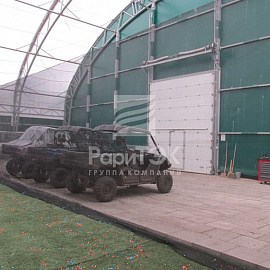 Hangar 52x24x10 m., For playing paintball, Krasnodar region
