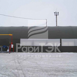 Hangar 17.5х7х5.5 for storage and repair of dual-purpose vehicles, Republic of Tatarstan.