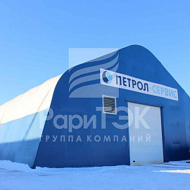 Warehouse 18x18x10 for storage of materials, Republic of Tatarstan.