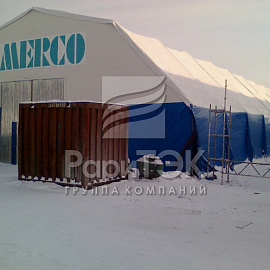 Warehouse 36x18x8 m., For storage of materials, Republic of Sakha-Yakutia.